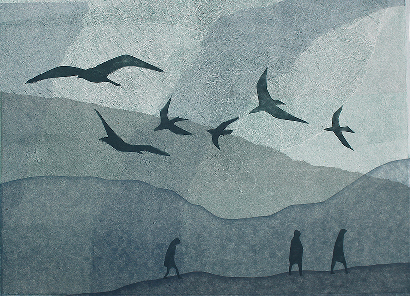 Caroline Younger:  Birds in Flight 2, 2020